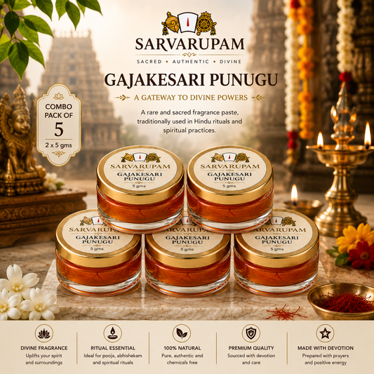 Gajakesari Punugu 5 grams Pack of 5